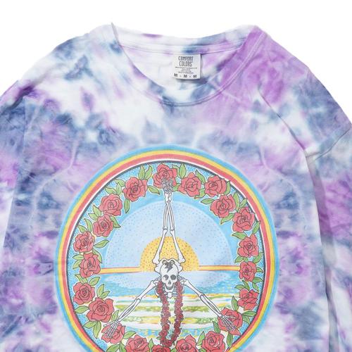 LONG SLEEVE T-SHIRT(SKULL TIE DYE)