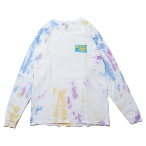 LONG SLEEVE T-SHIRT(BOX LOGO TIE DYE)