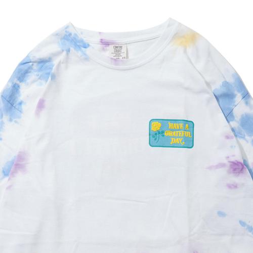 LONG SLEEVE T-SHIRT(BOX LOGO TIE DYE)