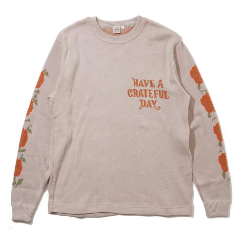 GD JACQUARD L/SL T-SHIRT