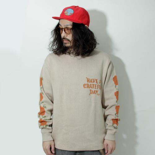 GD JACQUARD L/SL T-SHIRT