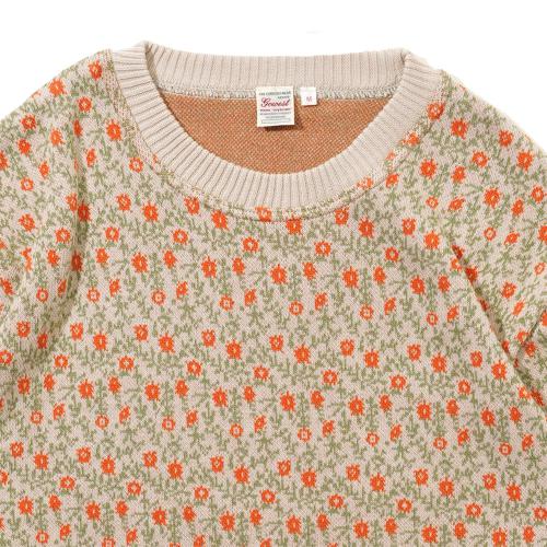 GD JACQUARD L/SL T-SHIRT