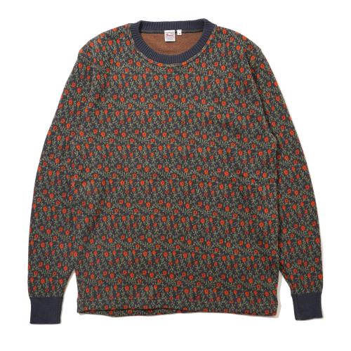 GD JACQUARD L/SL T-SHIRT