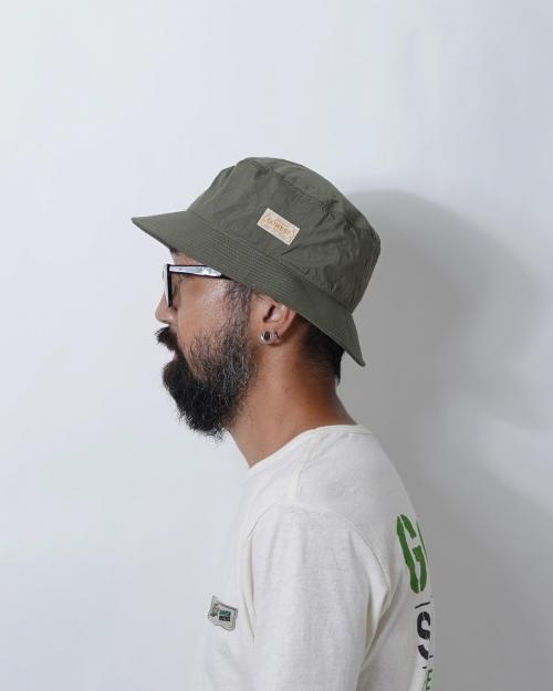 COMPACT HAT ／ NYLON RIP TAFFETA -salt shrinking-