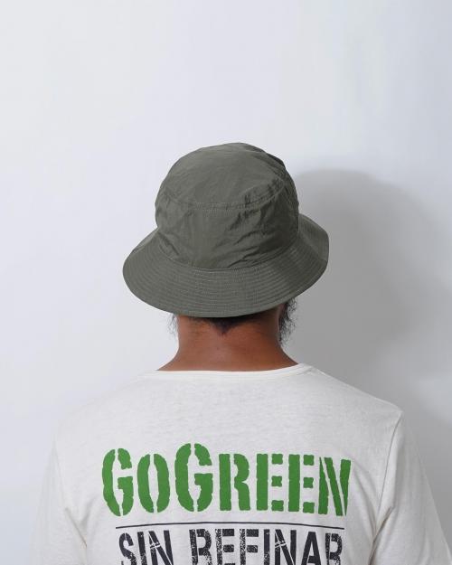 COMPACT HAT ／ NYLON RIP TAFFETA -salt shrinking-