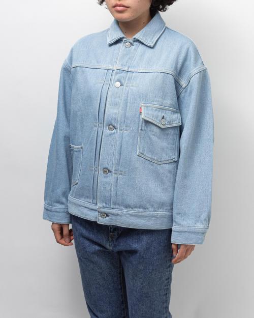 BIG WIDE 1ST TYPE G-JAN／Washed Loose Drill Denim