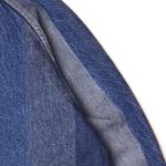 GOOD FEEL COAT / DENIM STRIPE JACQUARD