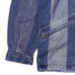 GOOD FEEL COAT / DENIM STRIPE JACQUARD