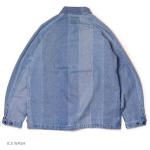 GOOD FEEL COAT / DENIM STRIPE JACQUARD