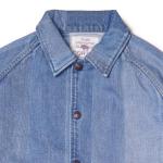 GOOD FEEL COAT / DENIM STRIPE JACQUARD