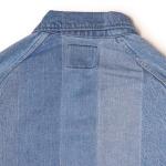 GOOD FEEL COAT / DENIM STRIPE JACQUARD