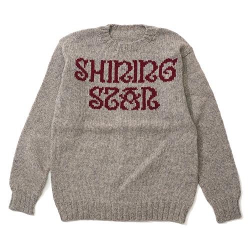 CREW KNIT SWEATER(SHINING)