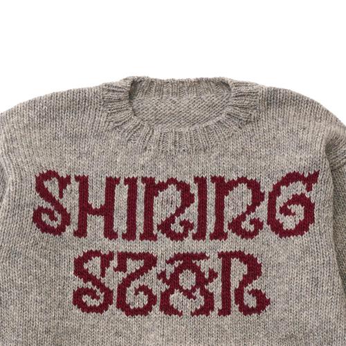 CREW KNIT SWEATER(SHINING)