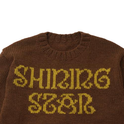 CREW KNIT SWEATER(SHINING)