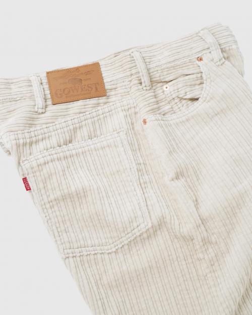LOOSE TAPERED PANTS／High Low Air Corduroy