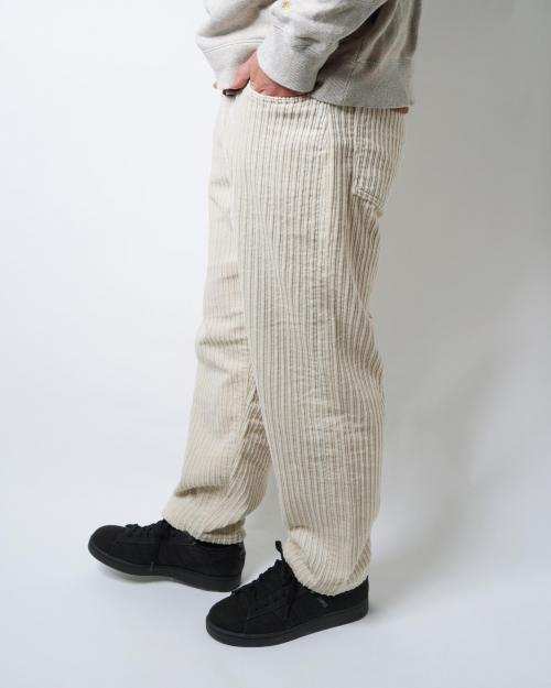 LOOSE TAPERED PANTS／High Low Air Corduroy