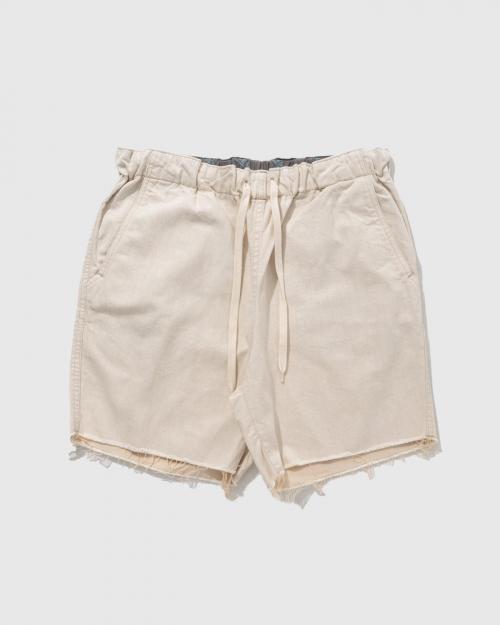 EG CUT OFF SHORTS／10.5oz COLOR DENIM