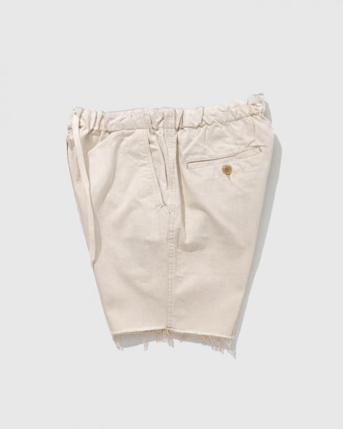 EG CUT OFF SHORTS／10.5oz COLOR DENIM
