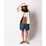 EG CUT OFF SHORTS／10.5oz COLOR DENIM