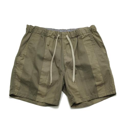 E.G SHORTS／MULTI DOBBY STRIPE CHINO