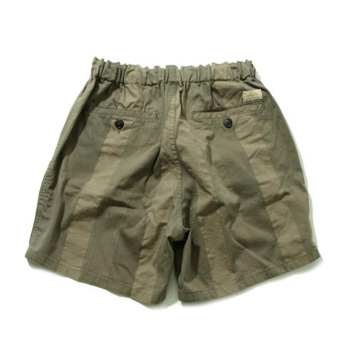 E.G SHORTS／MULTI DOBBY STRIPE CHINO