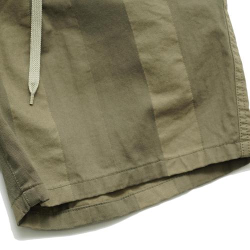 E.G SHORTS／MULTI DOBBY STRIPE CHINO