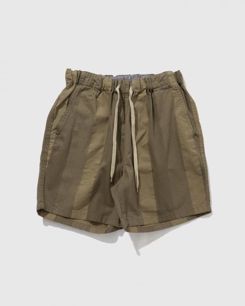 E.G SHORTS／MULTI DOBBY STRIPE CHINO