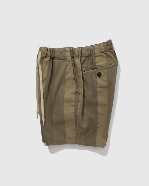 E.G SHORTS／MULTI DOBBY STRIPE CHINO