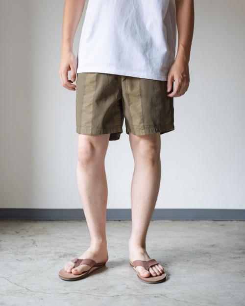 E.G SHORTS／MULTI DOBBY STRIPE CHINO
