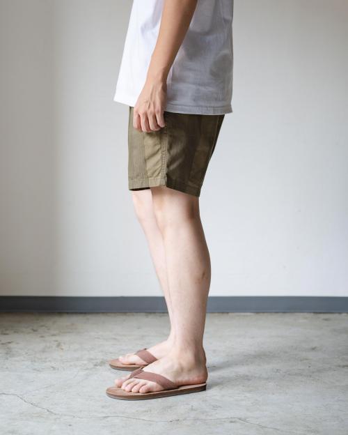 E.G SHORTS／MULTI DOBBY STRIPE CHINO