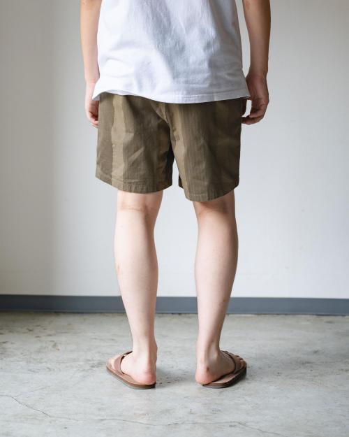 E.G SHORTS／MULTI DOBBY STRIPE CHINO