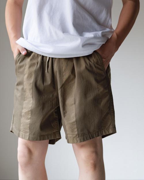 E.G SHORTS／MULTI DOBBY STRIPE CHINO