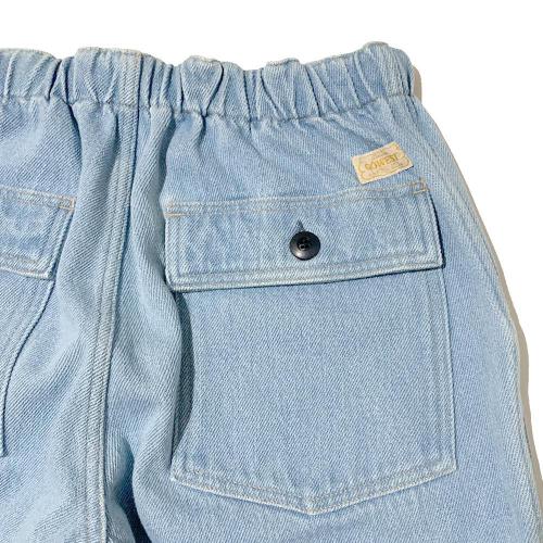 BAKERS BANQUET PANTS／Washed Loose Drill Denim