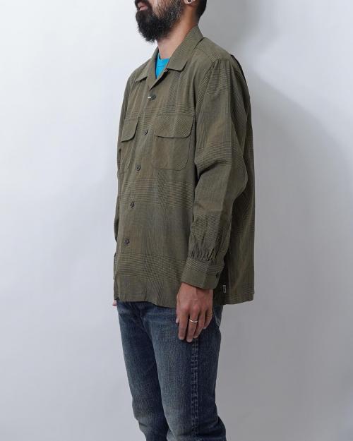 OUT OF BORDER SHIRTS / C/L GLEN CHECK -crease finish-