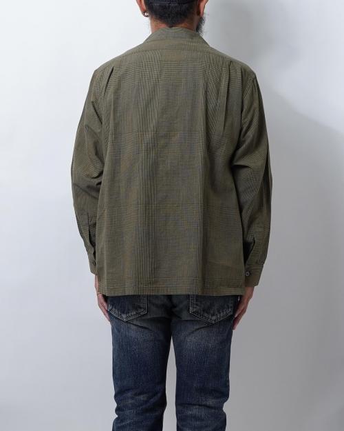 OUT OF BORDER SHIRTS / C/L GLEN CHECK -crease finish-