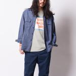 OUT OF BORDER SHIRTS / C/L GLEN CHECK -crease finish-