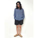 OUT OF BORDER SHIRTS / C/L GLEN CHECK -crease finish-