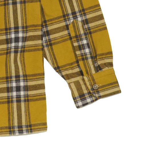 OUT OF BORDER SHIRTS／Fleece Lined Heavy Twill Check