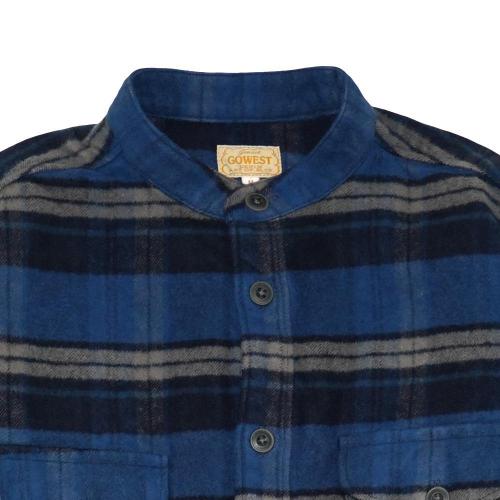 BAND ON THE SHIRTS／Fleece Lined Heavy Twill Check