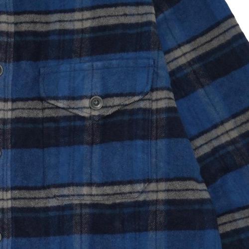 BAND ON THE SHIRTS／Fleece Lined Heavy Twill Check