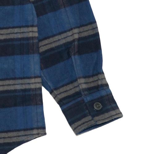BAND ON THE SHIRTS／Fleece Lined Heavy Twill Check