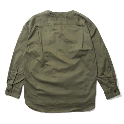 WIDE BS SHIRTS／US ARMY HERRINGBONE