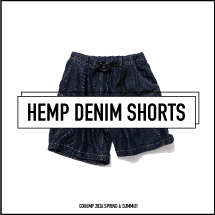 HEMP DENIM SHORTS