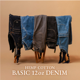 HEMP COTTON BASIC 12oz DENIM