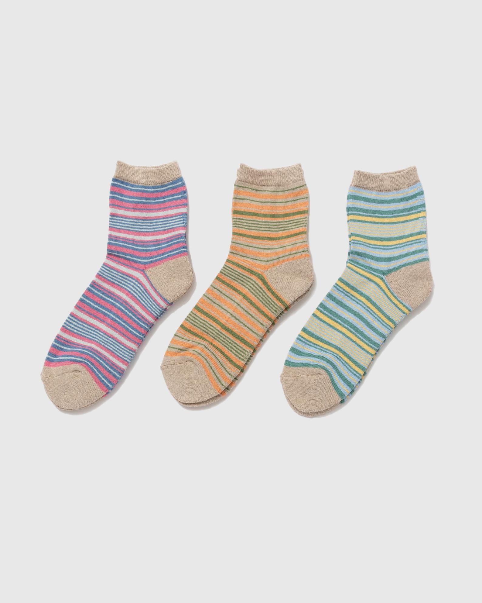 RANDOM BORDER CREW SOCKS