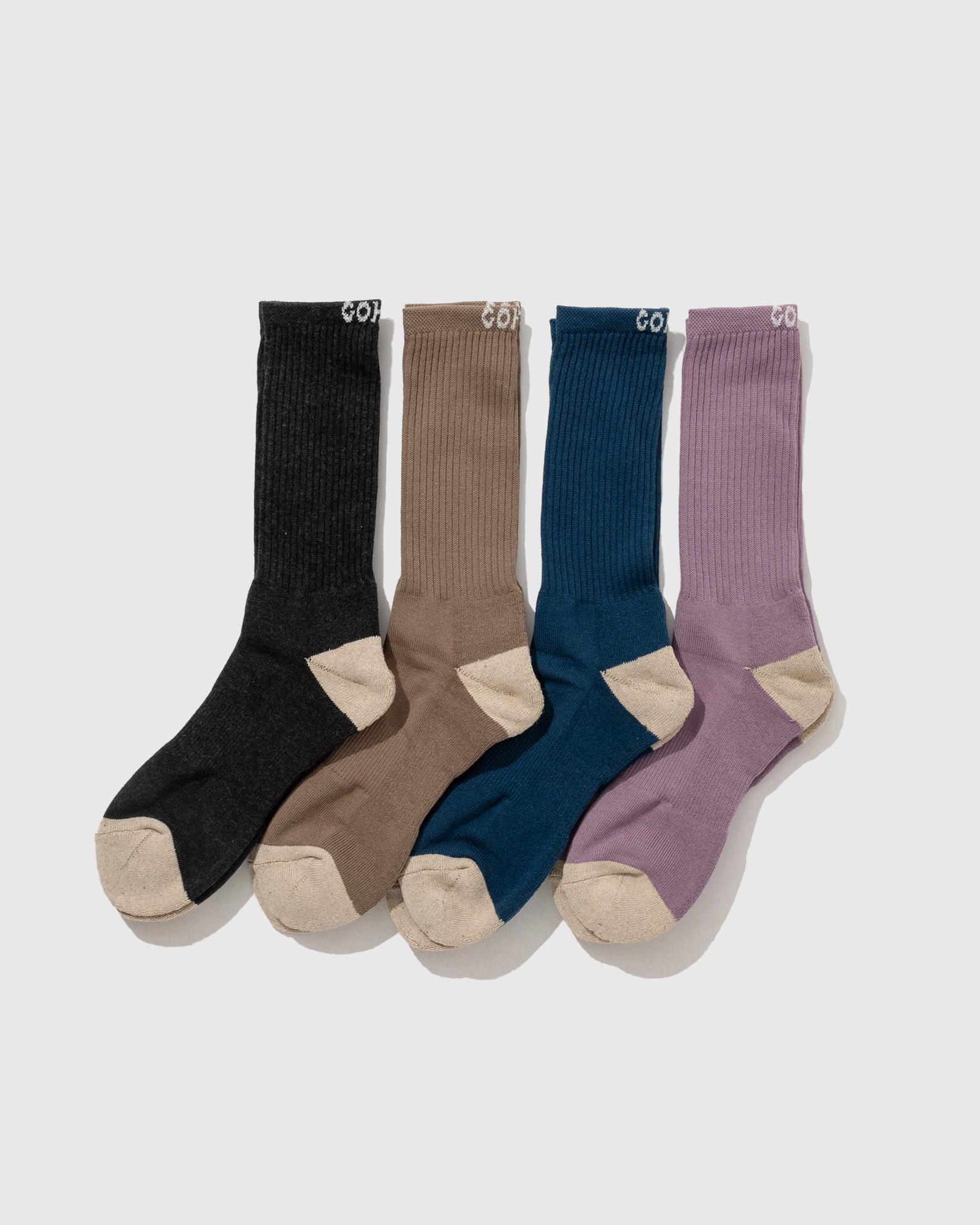 PANEL PILE CREW SOCKS