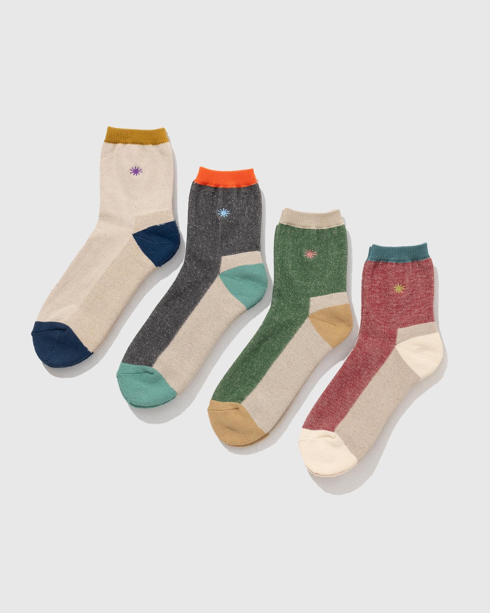 PANEL QUARTER SOCKS