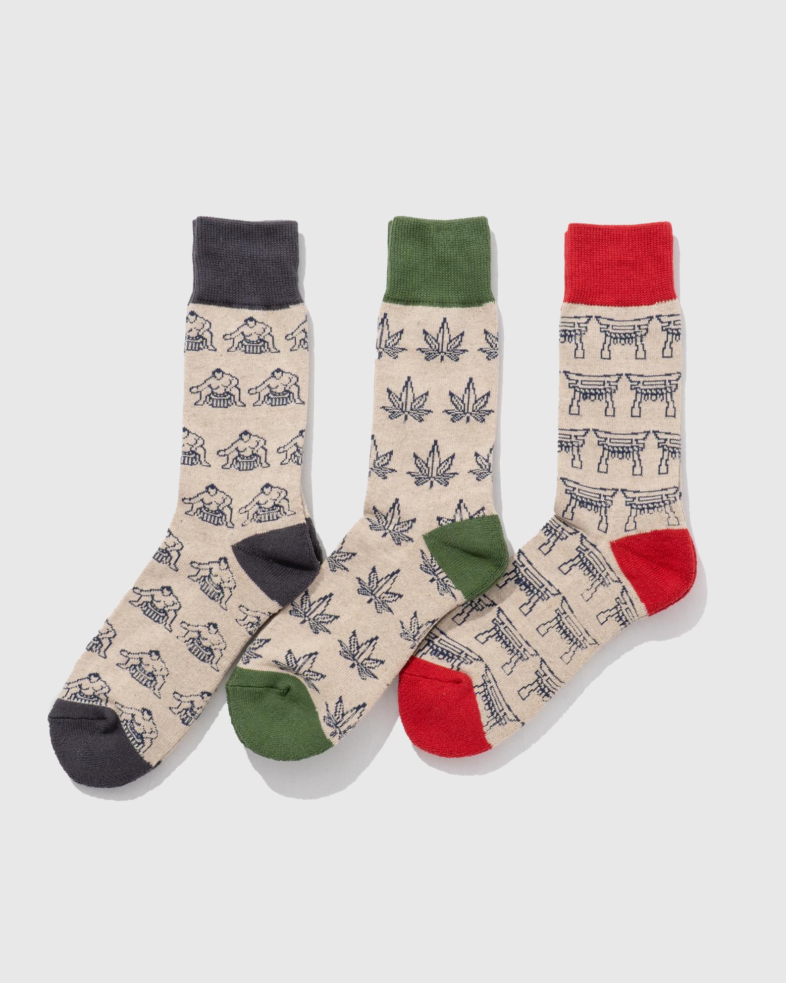 japonism CREW SOCKS