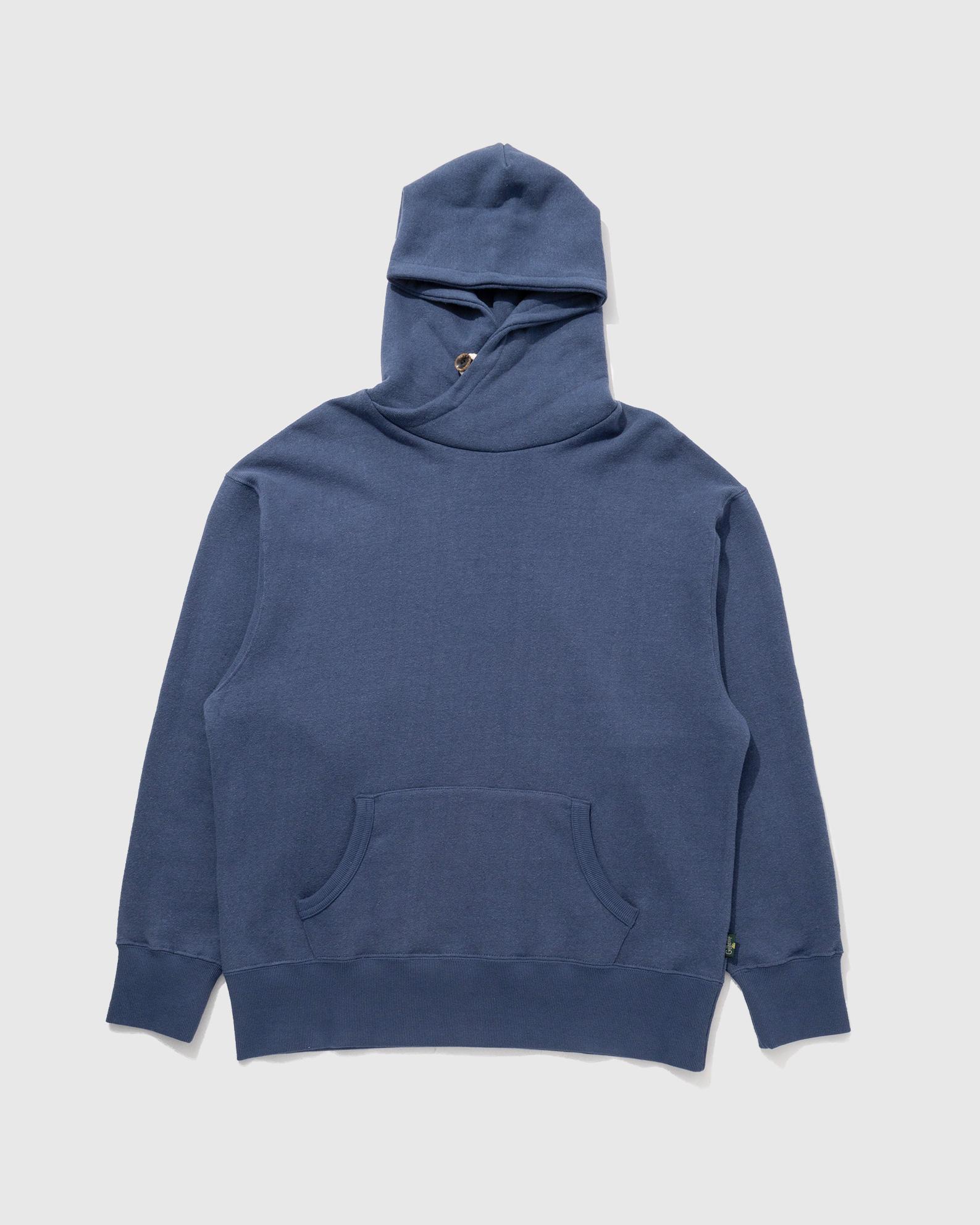 たぬきページGamchu優しい闇に隠されて骨心地背骨ニット/ブルー HEMP SHAWL HOODY | SWEAT & PARKA | JUZU store | ジュズストア